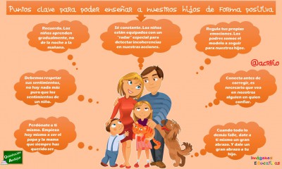 Puntos clave para poder enseñar a nuestros hijos de forma positiva 2