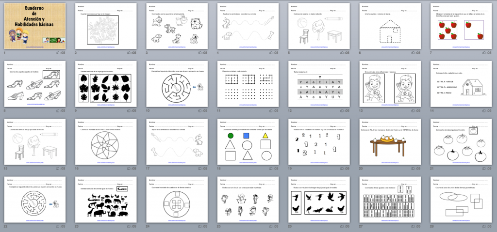 De nuevo seguimos este verano trabajando para vosotros con este fantástico materiales elaborado por nosotros para que vuestros hijos e hijos trabajen las habilidades básicas de forma divertida e intuitiva. […]