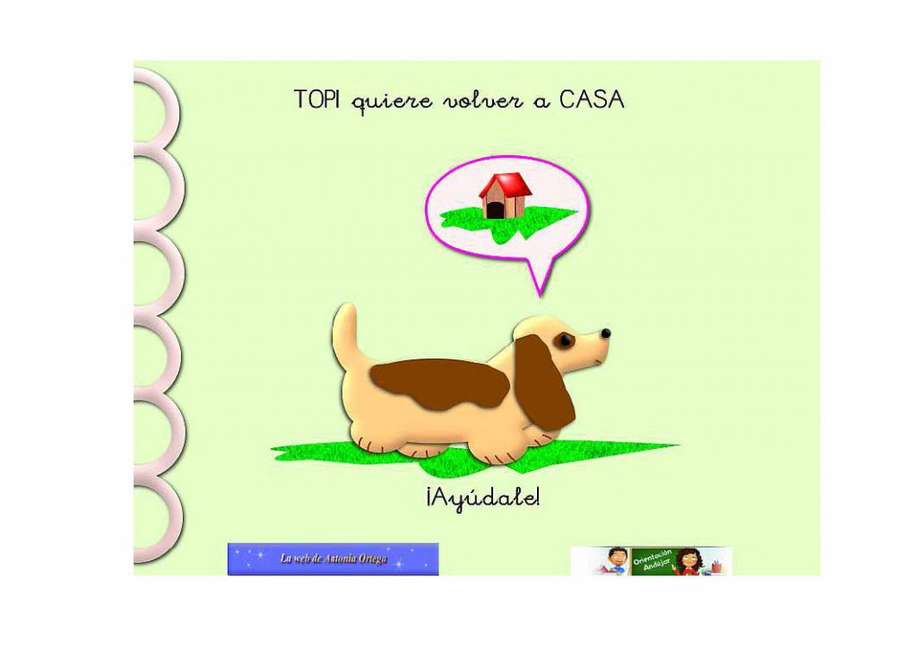 OS presentamos este interesante cuaderno para trabajar la atención de los más pequeños con un hilo conductor, vamos a ayudar al cachorro TOPI a volver a casa mediante unas divertidas […]