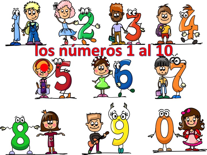 Aprendemos los números del 1 al 10 en español de forma divertida Video,  láminas, Bits1 - Orientación Andújar - Recursos Educativos