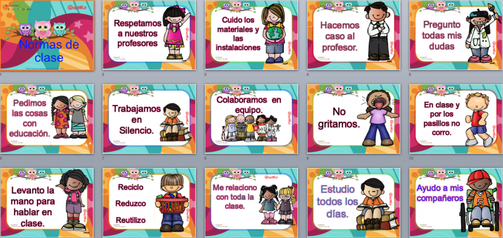 Hoy he realizado una serie de normas de convivencia escolar para decorar las clases de nuestro colegio y las quiero compartir con todos vosotros, he contado con la inestimable ayuda […]