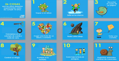 Todo niño tiene que hacer antes de crecer estas 26 cosas