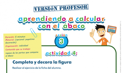 Aprendiendo a calcular con el ábaco, partes del ábaco profesor