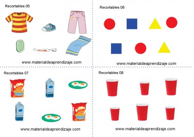 Colección de ficha para trabajar razonamiento Lógico matemático educación Infantil31