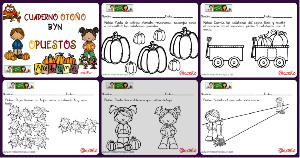 Cuaderno De Opuestos, motivos de otoño. Original y listo para imprimir. AL FINAL DE LA ENTRADA DESCARGALO EN PDF   Muchas gracias por los comentarios, si estas interesad@ en recibir […]