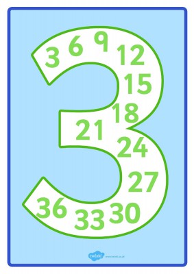 LA TABLA DEL 3