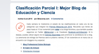 Participamos en los premios Bitácoras 2015 ayunados votando es muy facil Tan solo debéis entrar  en http://bitacoras.com/premios15   loguearos con vuestro Facebook o Twitter y validar los votos en el botón […]