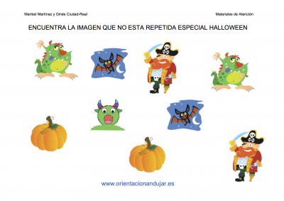 ENCUENTRA LA IMAGEN QUE NO ESTA REPETIDA ESPECIAL HALLOWEEN 1