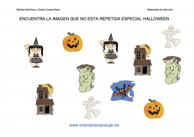 ENCUENTRA LA IMAGEN QUE NO ESTA REPETIDA ESPECIAL HALLOWEEN 10