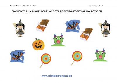 ENCUENTRA LA IMAGEN QUE NO ESTA REPETIDA ESPECIAL HALLOWEEN 11