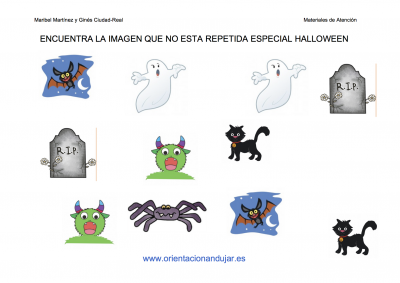 ENCUENTRA LA IMAGEN QUE NO ESTA REPETIDA ESPECIAL HALLOWEEN 4