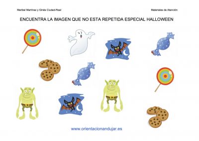 ENCUENTRA LA IMAGEN QUE NO ESTA REPETIDA ESPECIAL HALLOWEEN