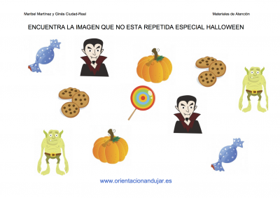 ENCUENTRA LA IMAGEN QUE NO ESTA REPETIDA ESPECIAL HALLOWEEN 5