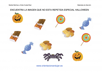 ENCUENTRA LA IMAGEN QUE NO ESTA REPETIDA ESPECIAL HALLOWEEN 7