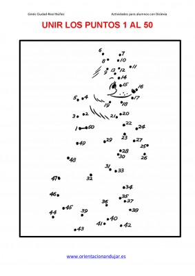 Motricidad y números del 1 al 50 Super colección vamos a unir puntos y a colorear1