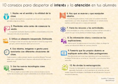 TRUCOS Y CONSEJOS PARA DESPERTAR EL INTERES Y LA ATENCIÓN EN TUS ALUMNOS