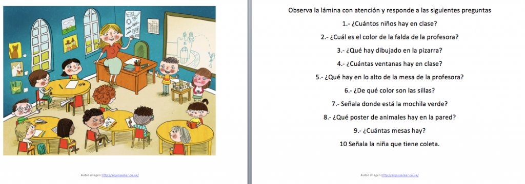 Os dejamos estas interesantes actividades para trabajar la atención de nuestros alumnos en clase, mediante la visualización de una lámina y la posterior respuesta a unas preguntas. Hay amplia documentación […]