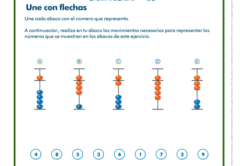 El ábaco  Recursos educativos para Infantil y Primaria