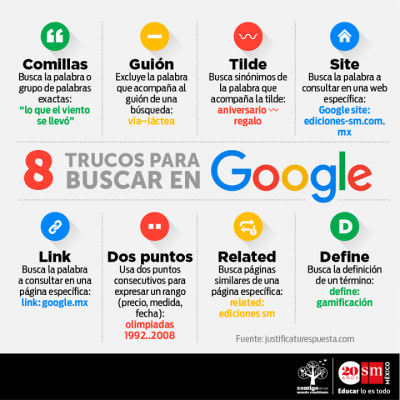 trucos para buscar en google sm mexico