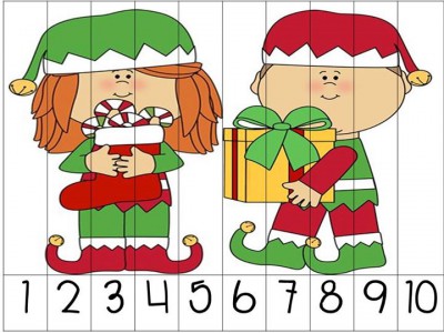 rompecabezas numericos para navidad (6)