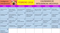 Os dejamos un calendario  para trabajar las inteligencias múltiples tanto en nuestros colegios como en casa con nuestros hijos e hijas, empezamos el mes de febrero trabajando la inteligencia interpersonal, os […]