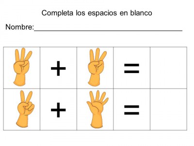 vamos a sumar con los dedos (15)