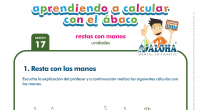 Colección de fichas con ejercicios para practicar la resta utilizando la técnica del cálculo con manos. Hoy os presentamos la unidad didáctica “Aprendiendo a calcular con el ábaco sumas y […]