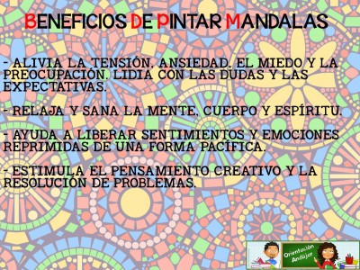 BENEFICIOS DE PINTAR MANDALAS