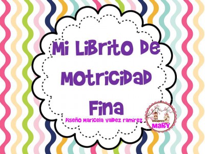 LIBRITO PARA TRABAJAR LA MOTRICIDAD FINA PORTADA