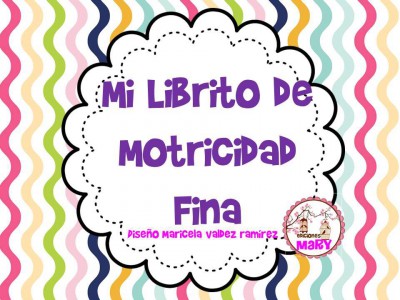 LIBRITO PARA TRABAJAR LA MOTRICIDAD FINA PORTADA