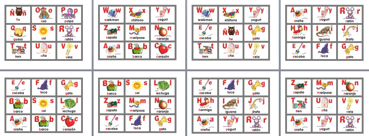 Actividades para Educación Infantil: BINGO de las vocales (lotería)