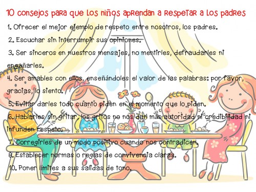 10 consejos para que los peques aprendan a respetar a sus papás