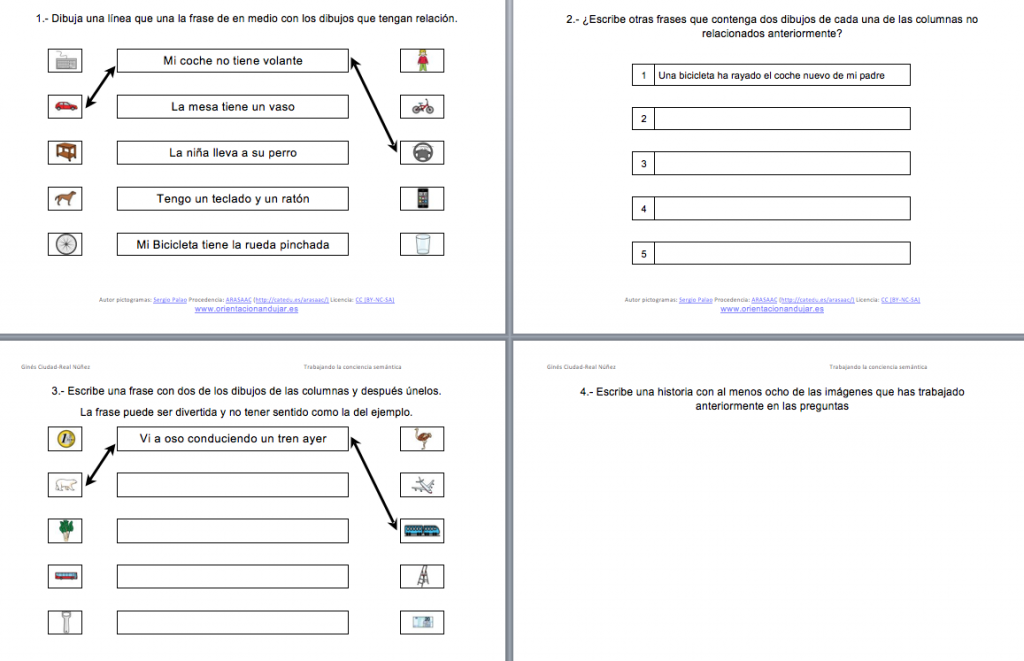 Os dejamos unos divertidos materiales para trabajar las conciencia semántica mediante la relación de imágenes que tienen algo en común, para posteriormente trabajar la escritura creativa.   La conciencia semántica es la […]