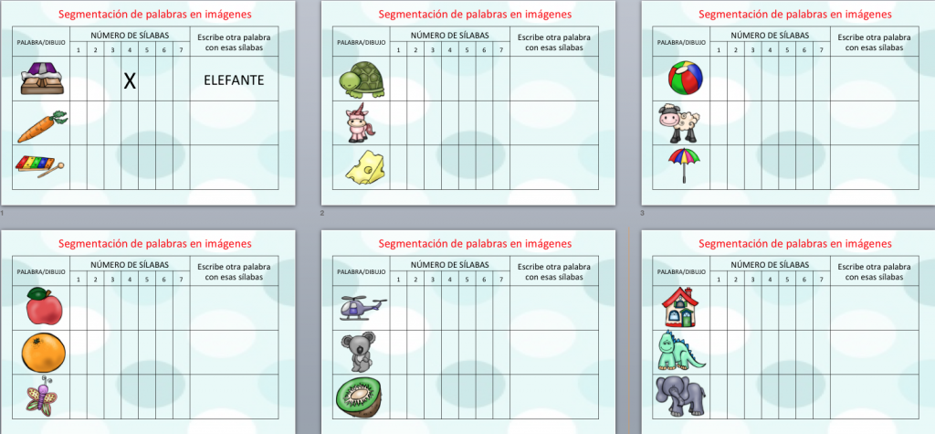 Hoy os hemos preparado unas super actividades muy chulas para trabajar la segmentación de palabras, las cuales las hemos representado mediante divertidas imágenes. De esta forma vamos a trabajar con […]