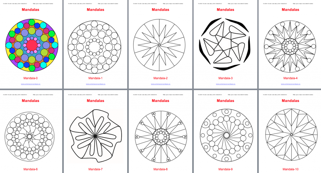 Nuevas fichas de mandalas para mejorar la atención de nuestros alumnos. Estan demostrados los beneficios de las Mandalas en el Área Educativa. Las Mandalas como instrumento educativo. Objetivos por ámbitos […]
