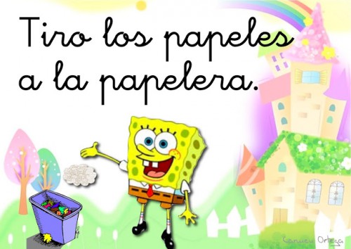 normas de clase bob esponja 8