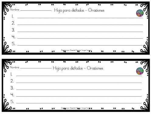 Plantillas de dictados (25)