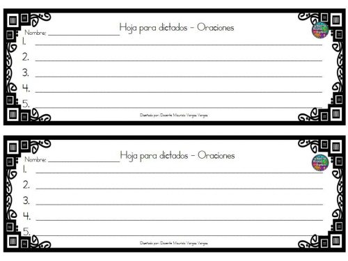 Plantillas de dictados (30)