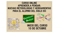 Dado el interés despertado entre nuestros seguidores, hemos decidido adelantar la matriculación en nuestro nuevo curso que lanzaremos en breve con el sugerente título de «APRENDER A PENSAR: NUEVAS METODOLOGÍAS […]