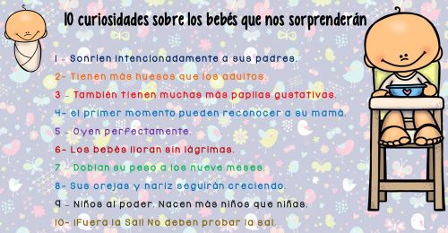 10 curiosidades sobre los bebés que nos sorprenderán