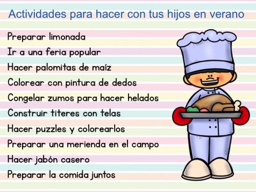 50 Actividades para hacer con tus hijos en verano 3