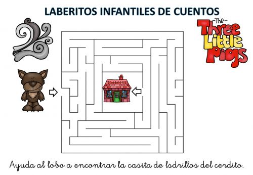 laberinto de cuentos infantiles los tres cerditos (10)