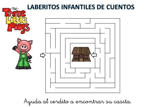 laberinto de cuentos infantiles los tres cerditos (4)