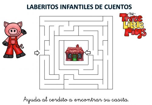 laberinto de cuentos infantiles los tres cerditos (6)