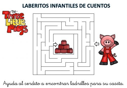 laberinto de cuentos infantiles los tres cerditos (7)