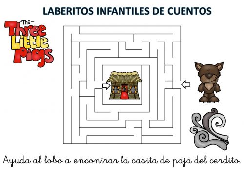 laberinto de cuentos infantiles los tres cerditos (8)