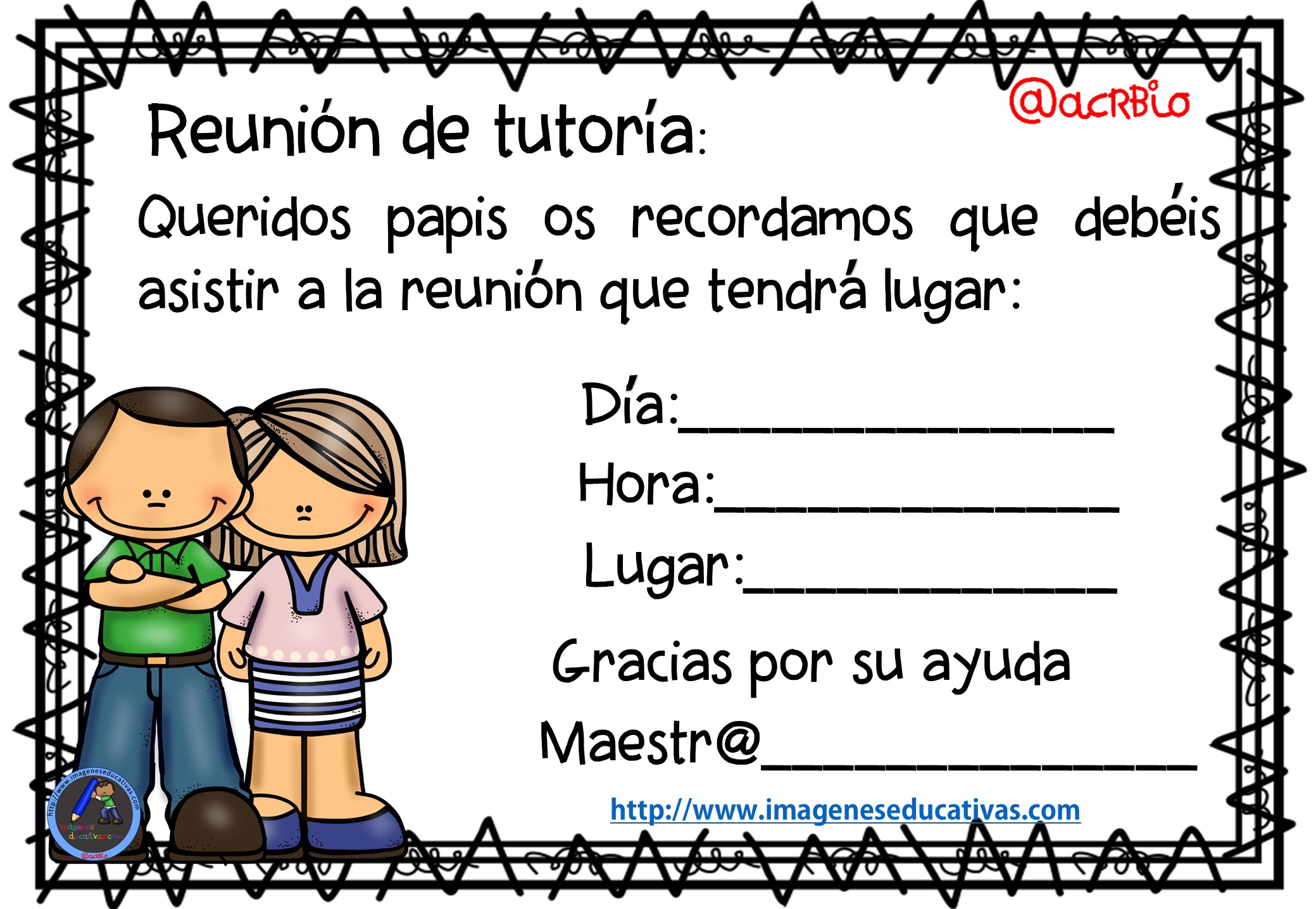 Avisos y recados para padres y madres (9) - Orientación 