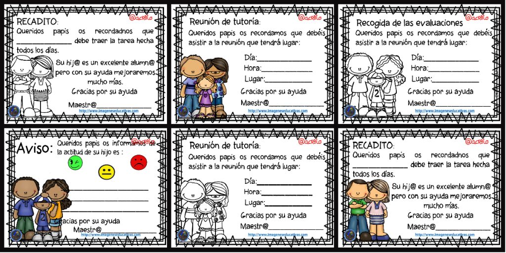 Avisos y notas para los padres «…cuando se comparte dinero, queda la mitad del dinero; cuando se comparte conocimiento, queda el DOBLE« Para descargar las imágenes pincha en la imagen […]