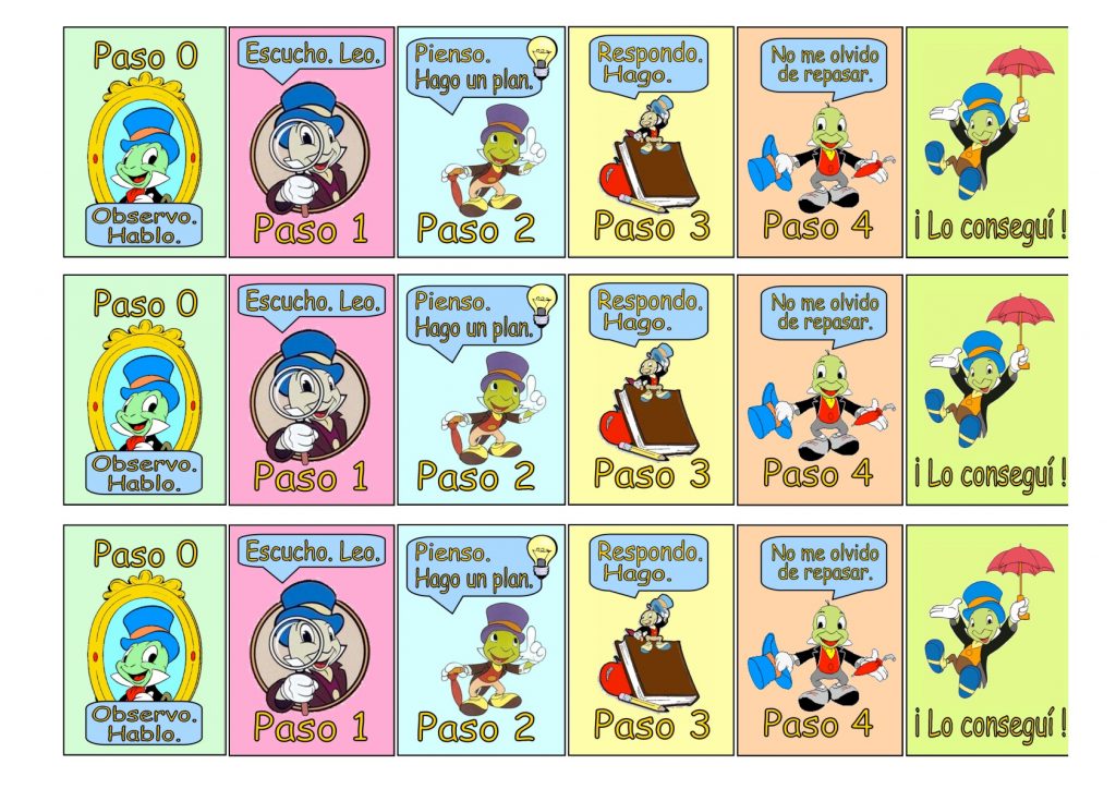 Os dejamos este fantástico material para trabajar las autoinstrucciones con nuestros alumnos y que entrenen  de esta manera el pensamiento y la habilidad de aprender a pensar. Con láminas para decorar […]