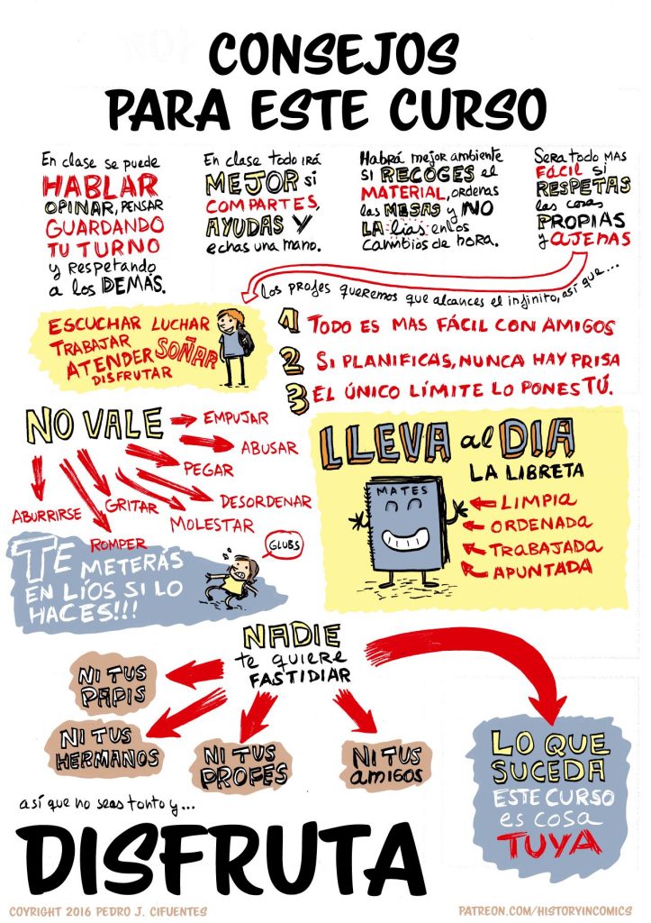 Hoy os compartimos este fantástico Visual Thinking, sobre normas de convivencia, realizado por Pedro J. Cifuentes en su pagina personal http://krispamparo.tumblr.com donde podrás comprobar su fantástica creatividad y estupendo trabajo. El trabajo de Pedro [&hellip;]
